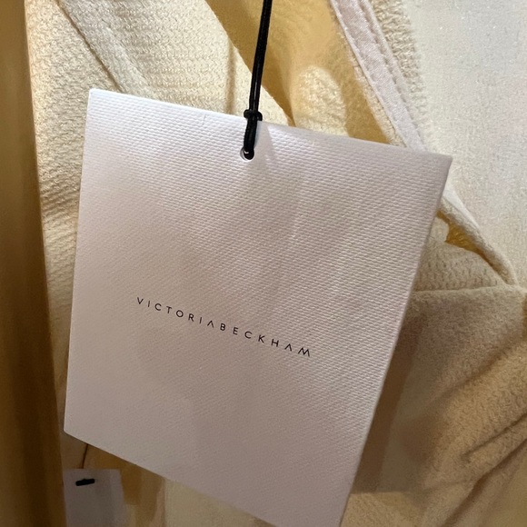 Victoria Beckham Off-White Backless Blouse UK 10 (US S) NWT - Picture 7 of 9